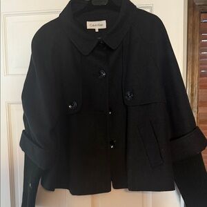 Calvin Klein Black Cropped Jacket